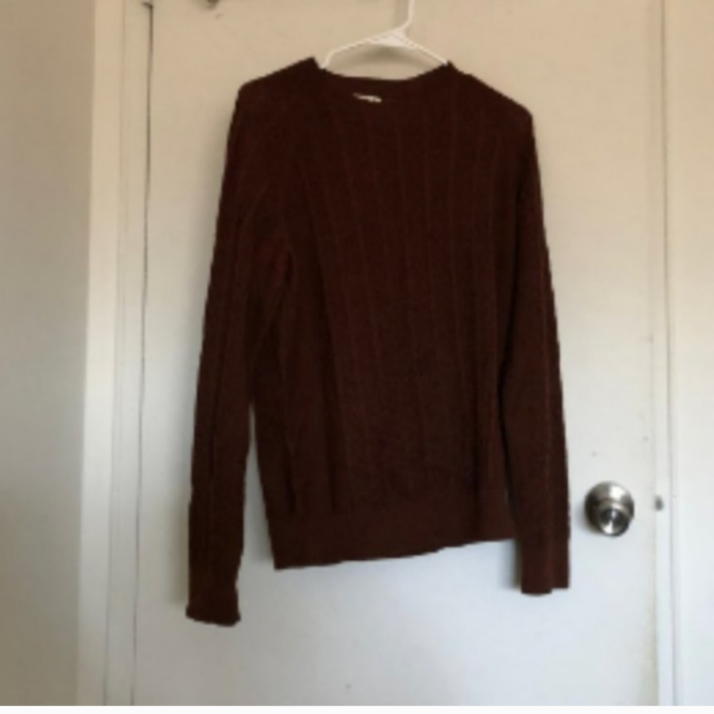 Reiss Mens Wool Blend Knight Knit Sweater Sz M